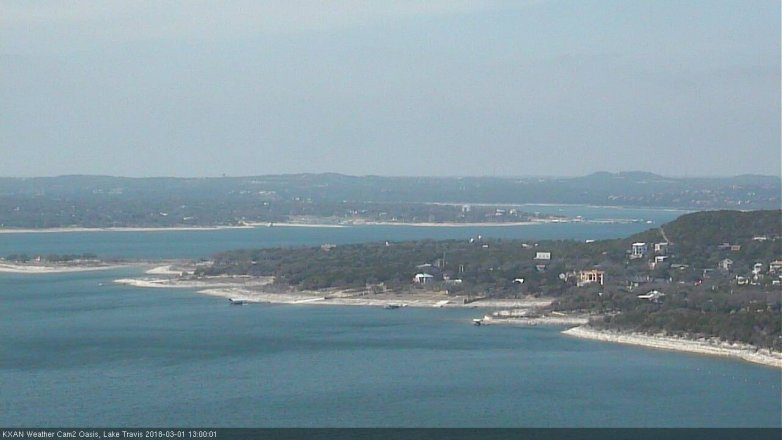 Lake Travis webcam, March 1, 2018 12:05 PM CT