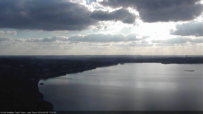 Lake Travis webcam, March 2, 2018 4:25 PM CT