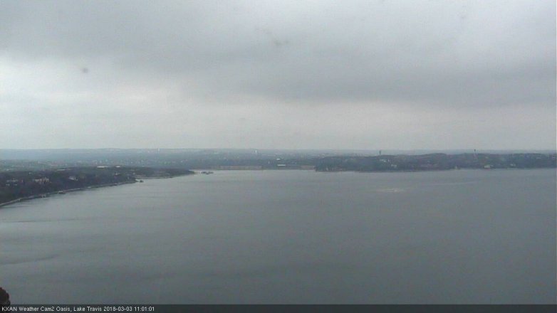 Lake Travis webcam, March 3, 2018 10:20 AM CT