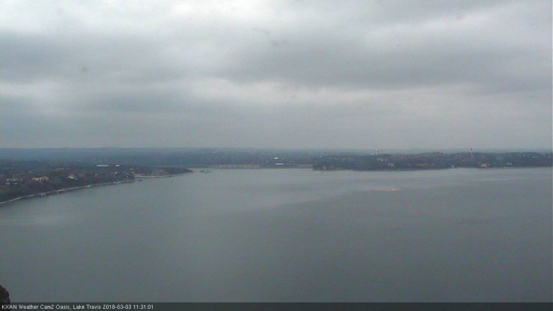 Lake Travis webcam, March 3, 2018 10:50 AM CT
