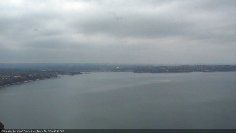 Lake Travis webcam, March 3, 2018 11:00 AM CT