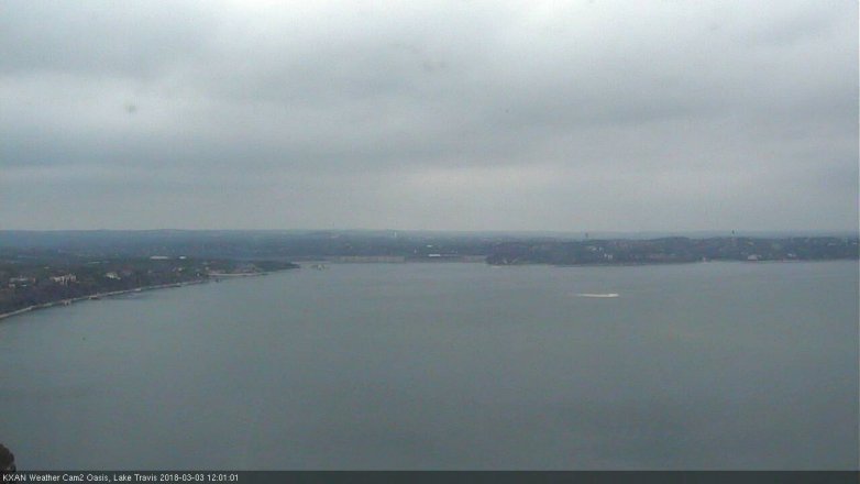 Lake Travis webcam, March 3, 2018 11:05 AM CT