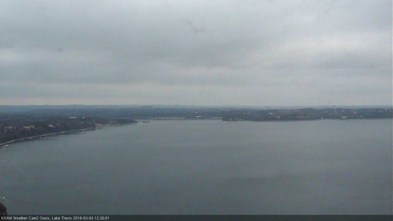 Lake Travis webcam, March 3, 2018 11:50 AM CT