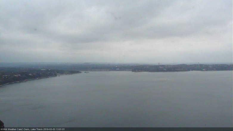 Lake Travis webcam, March 3, 2018 12:30 PM CT