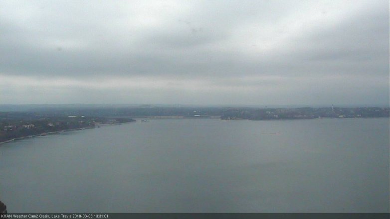 Lake Travis webcam, March 3, 2018 12:40 PM CT