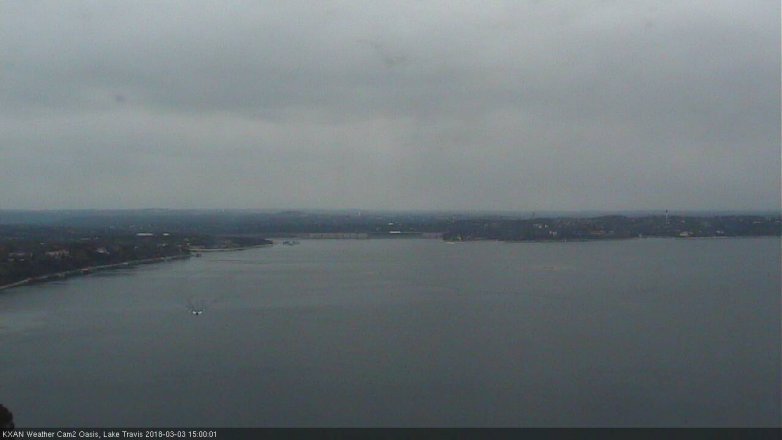 Lake Travis webcam, March 3, 2018 2:25 PM CT