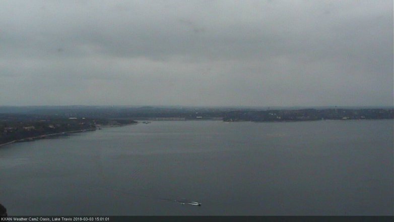 Lake Travis webcam, March 3, 2018 2:30 PM CT
