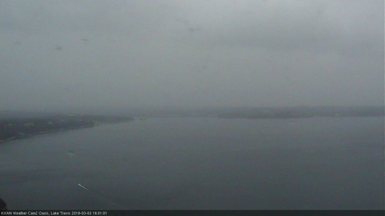 Lake Travis webcam, March 3, 2018 3:30 PM CT