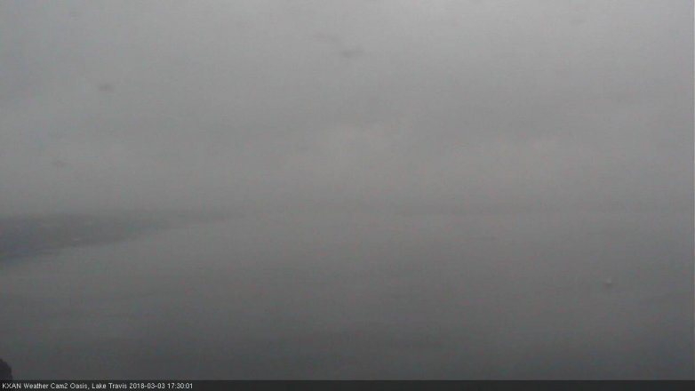 Lake Travis webcam, March 3, 2018 4:50 PM CT