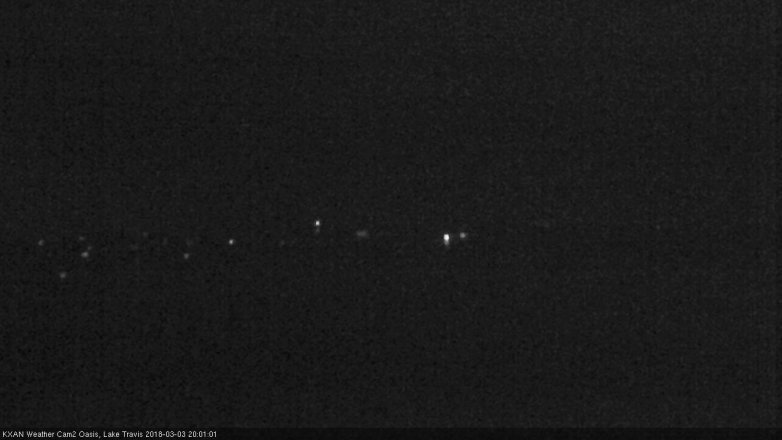 Lake Travis webcam, March 3, 2018 7:10 PM CT