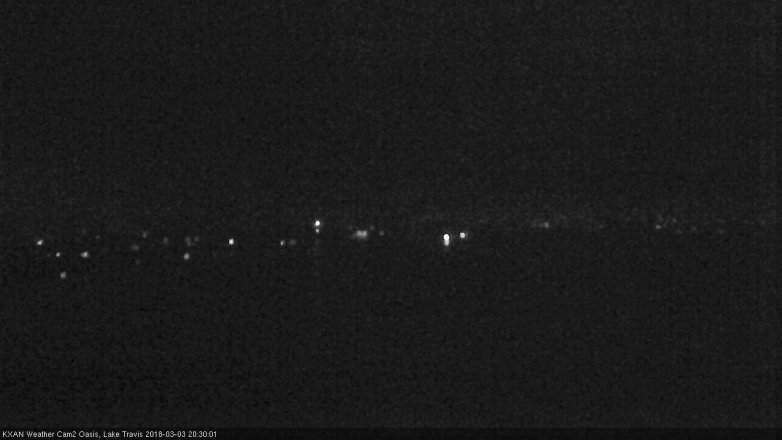 Lake Travis webcam, March 3, 2018 7:35 PM CT