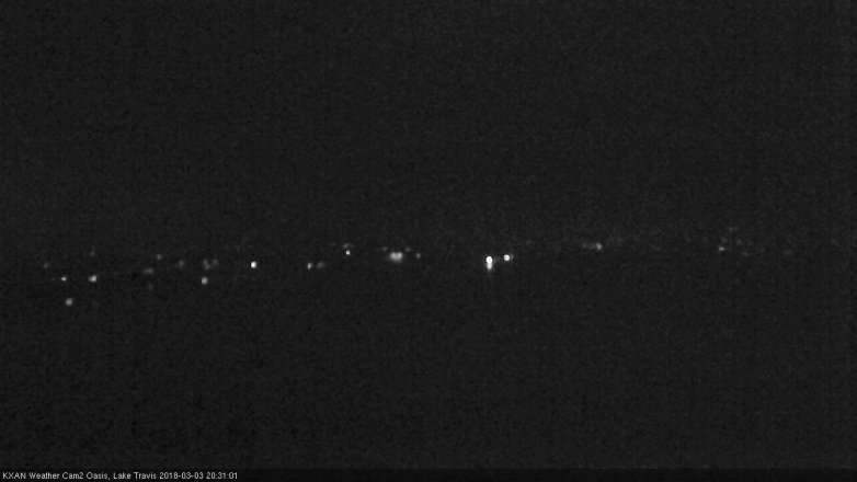 Lake Travis webcam, March 3, 2018 7:50 PM CT