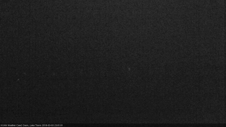 Lake Travis webcam, March 3, 2018 10:20 PM CT