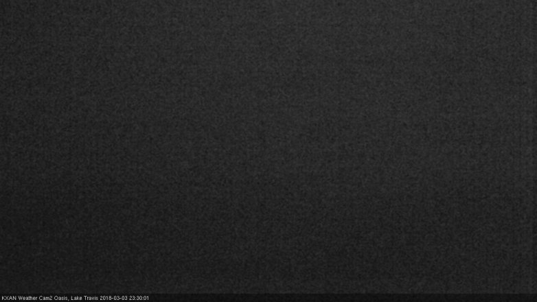 Lake Travis webcam, March 3, 2018 10:50 PM CT