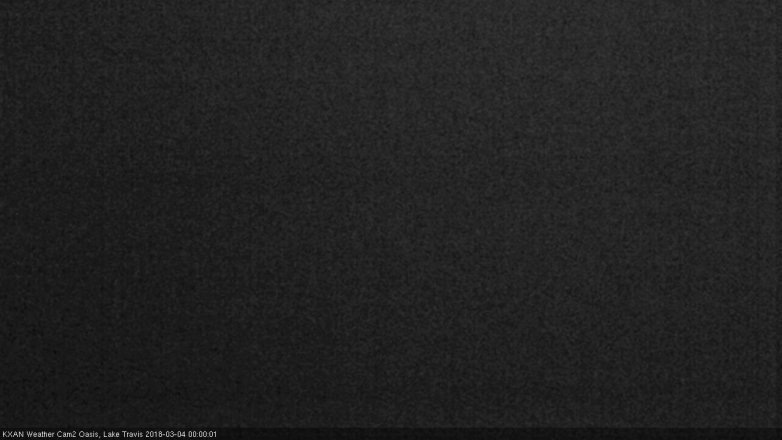 Lake Travis webcam, March 3, 2018 11:05 PM CT