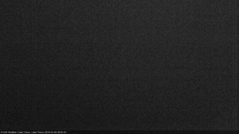 Lake Travis webcam, March 3, 2018 11:20 PM CT