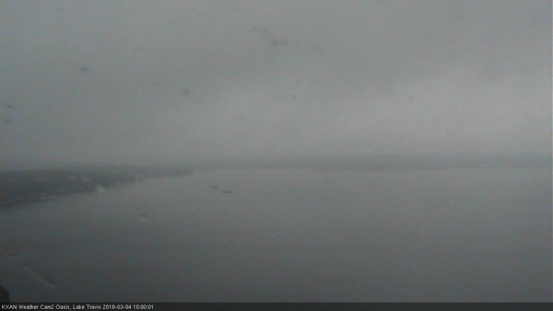 Lake Travis webcam, March 4, 2018 9:20 AM CT