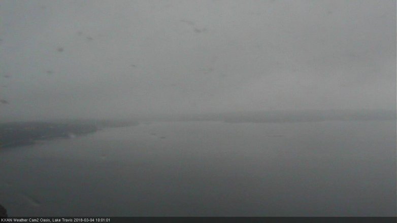 Lake Travis webcam, March 4, 2018 9:30 AM CT