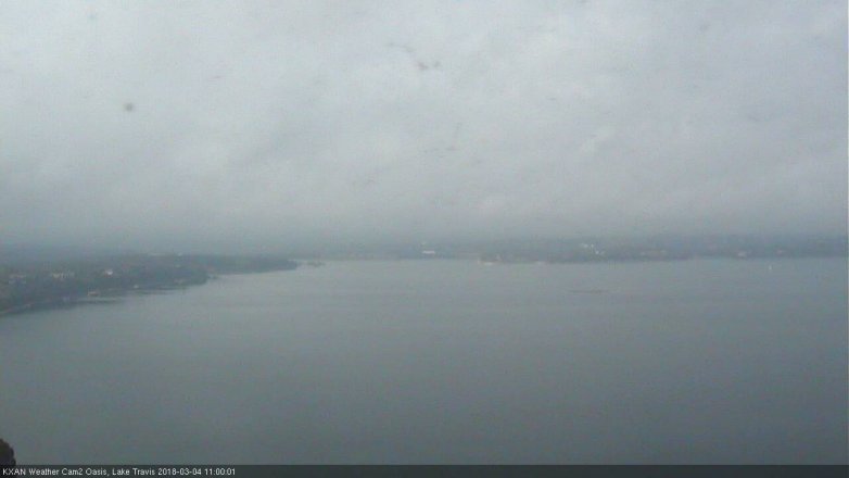 Lake Travis webcam, March 4, 2018 10:10 AM CT