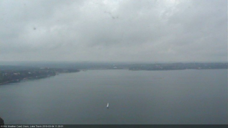 Lake Travis webcam, March 4, 2018 10:35 AM CT