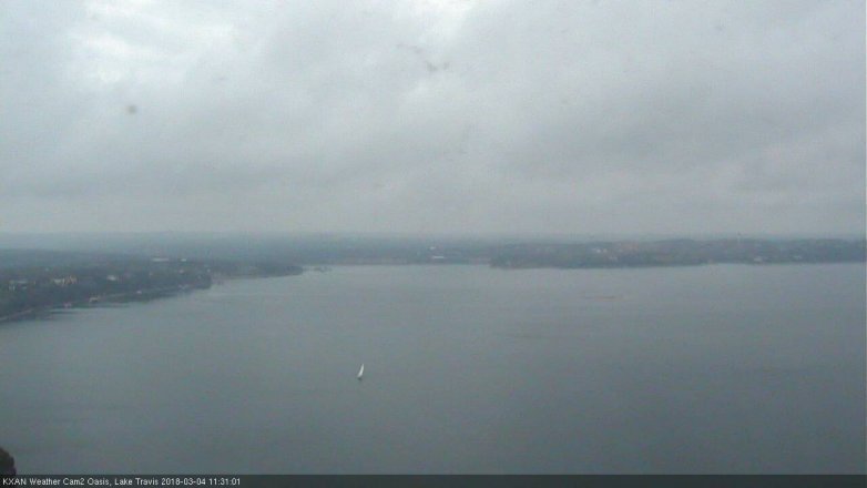 Lake Travis webcam, March 4, 2018 10:55 AM CT