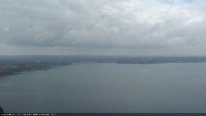Lake Travis webcam, March 4, 2018 11:25 AM CT