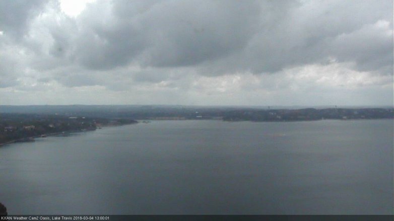 Lake Travis webcam, March 4, 2018 12:10 PM CT