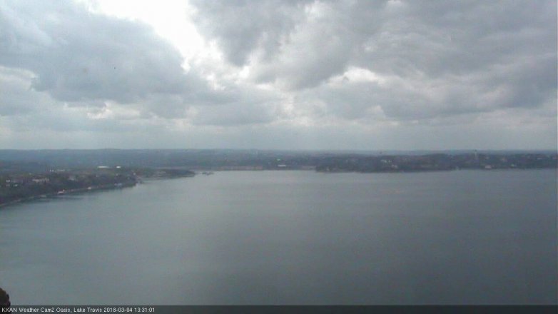Lake Travis webcam, March 4, 2018 1:00 PM CT