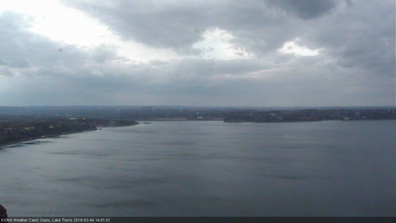 Lake Travis webcam, March 4, 2018 1:05 PM CT