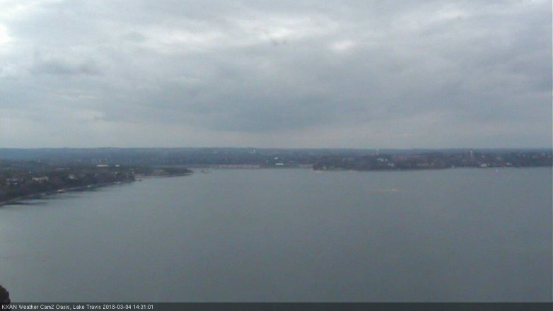 Lake Travis webcam, March 4, 2018 1:40 PM CT