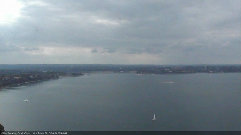 Lake Travis webcam, March 4, 2018 2:15 PM CT
