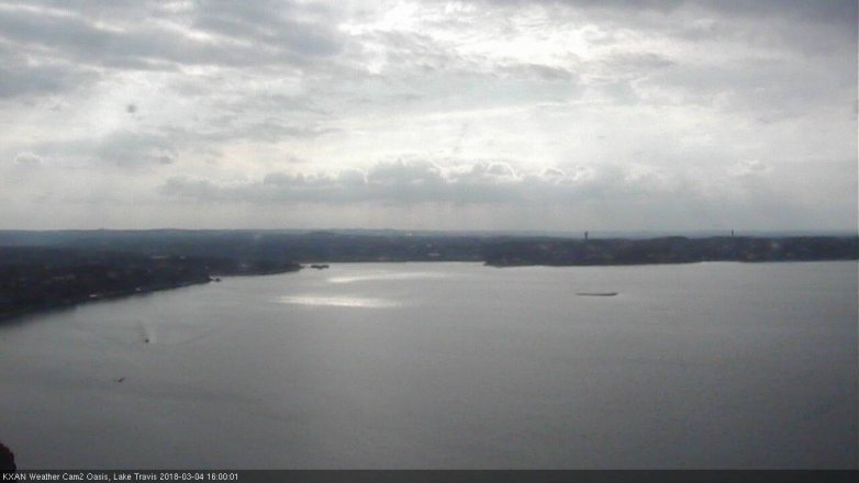 Lake Travis webcam, March 4, 2018 3:15 PM CT