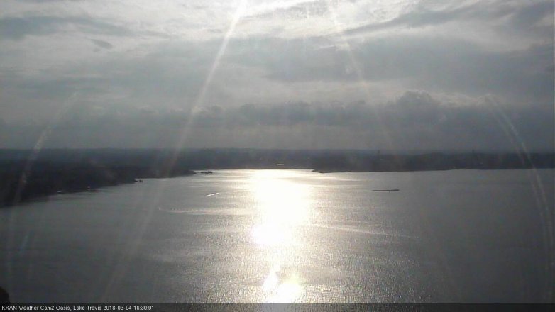 Lake Travis webcam, March 4, 2018 3:55 PM CT