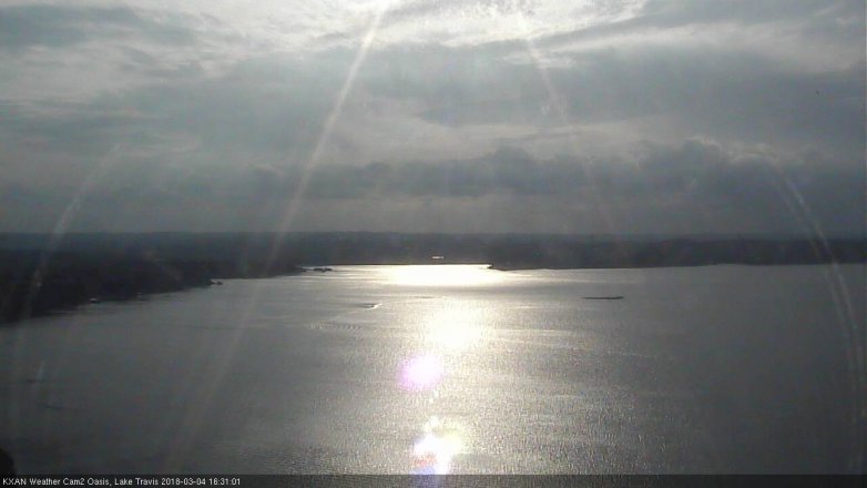 Lake Travis webcam, March 4, 2018 4:00 PM CT