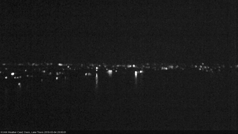 Lake Travis webcam, March 4, 2018 7:10 PM CT