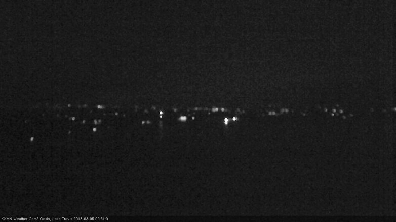 Lake Travis webcam, March 4, 2018 12:00 AM CT