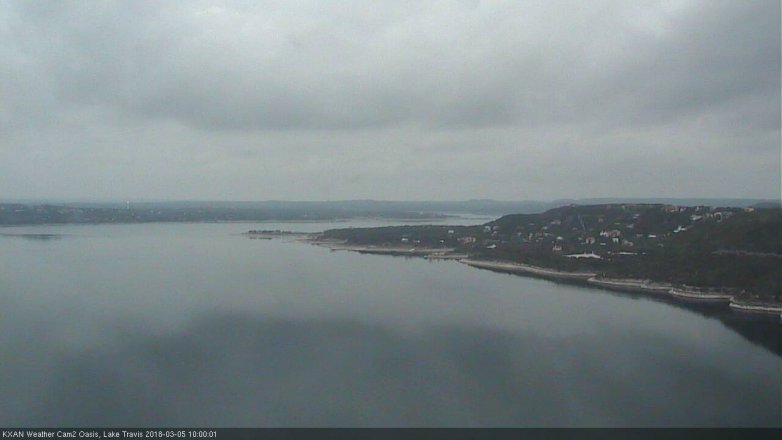 Lake Travis webcam, March 5, 2018 9:10 AM CT