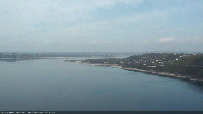 Lake Travis webcam, March 5, 2018 9:40 AM CT