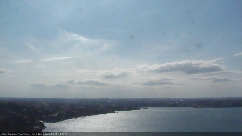 Lake Travis webcam, March 5, 2018 2:30 PM CT