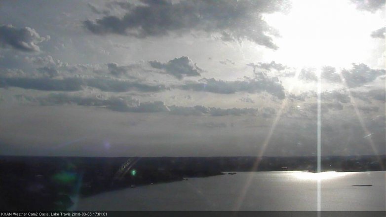 Lake Travis webcam, March 5, 2018 4:05 PM CT