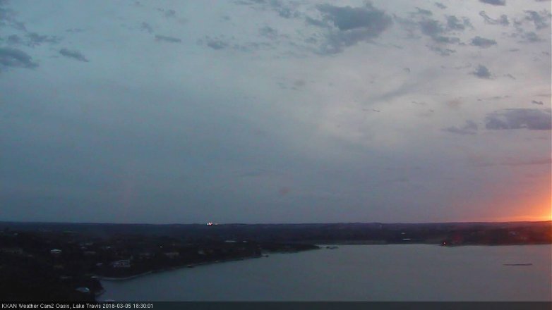 Lake Travis webcam, March 5, 2018 5:35 PM CT