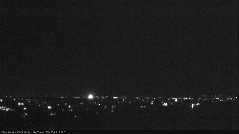 Lake Travis webcam, March 5, 2018 6:50 PM CT