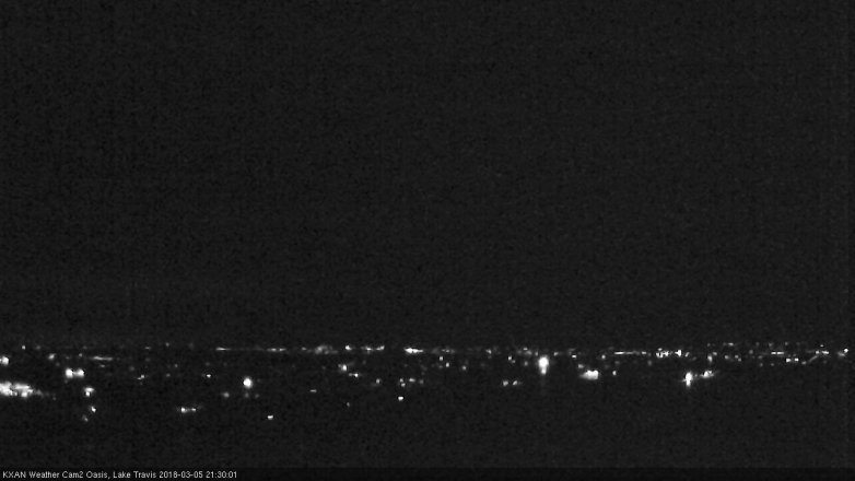 Lake Travis webcam, March 5, 2018 8:35 PM CT