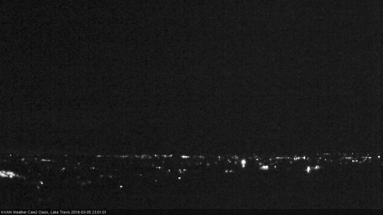 Lake Travis webcam, March 5, 2018 10:20 PM CT