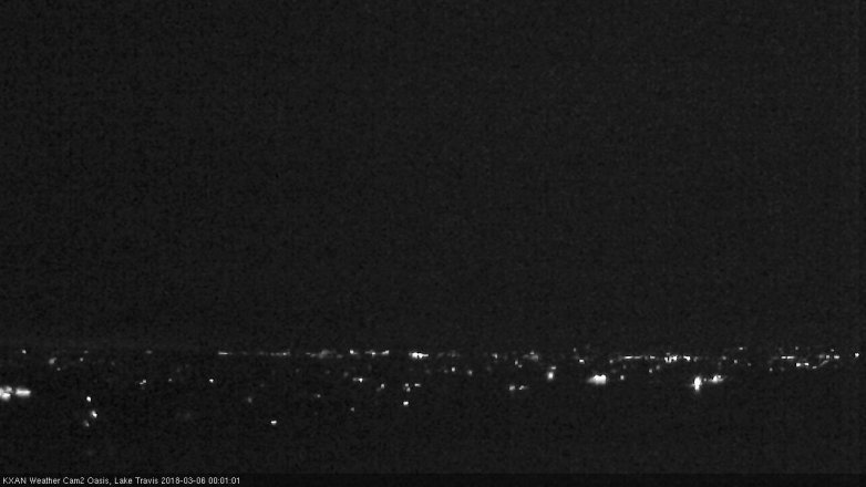 Lake Travis webcam, March 5, 2018 11:05 PM CT