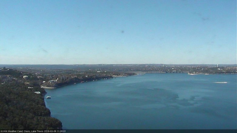 Lake Travis webcam, March 6, 2018 10:30 AM CT