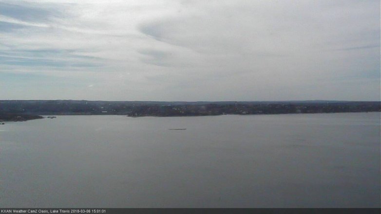Lake Travis webcam, March 6, 2018 2:25 PM CT