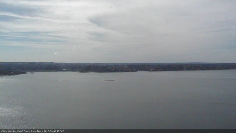 Lake Travis webcam, March 6, 2018 2:30 PM CT