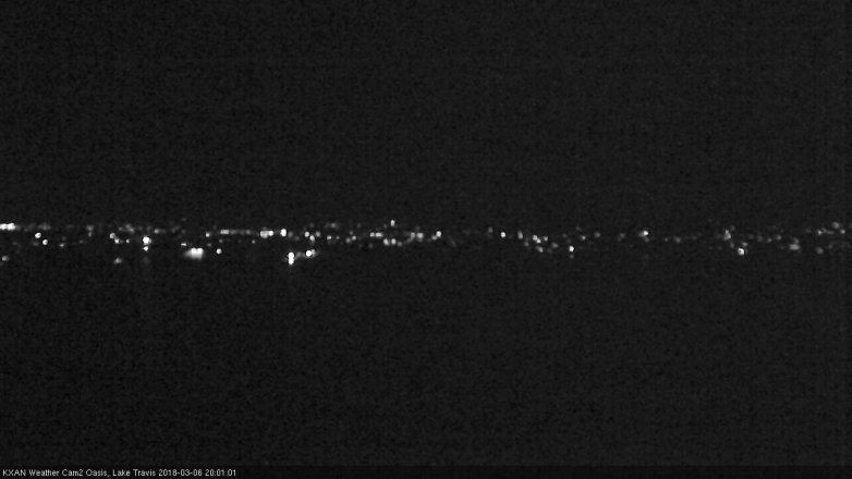 Lake Travis webcam, March 6, 2018 7:20 PM CT