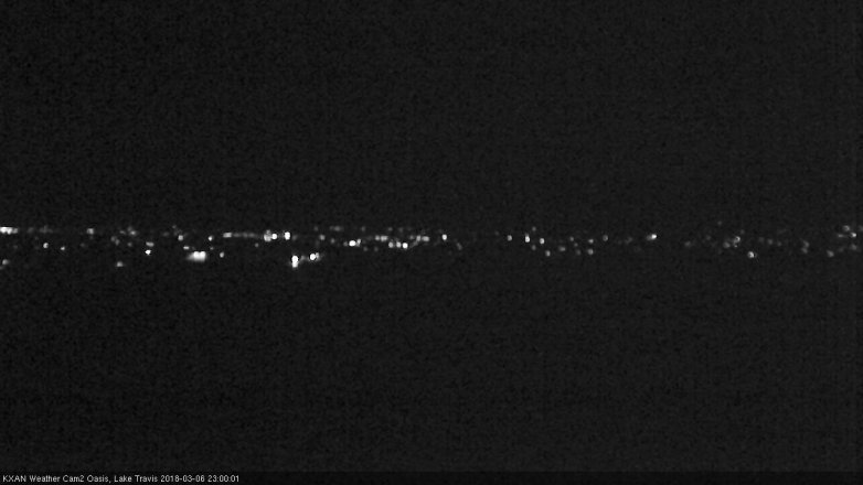 Lake Travis webcam, March 6, 2018 10:20 PM CT